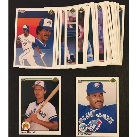 1990 Upper Deck Blue Jays 28 Cards Set + 1992 Donruss Blue Jays MVP 6 Cards Set - Picture 5 of 8